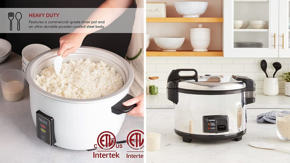 Commercial Rice Cooker 5 That Will Make Perfect Rice Every Time.
